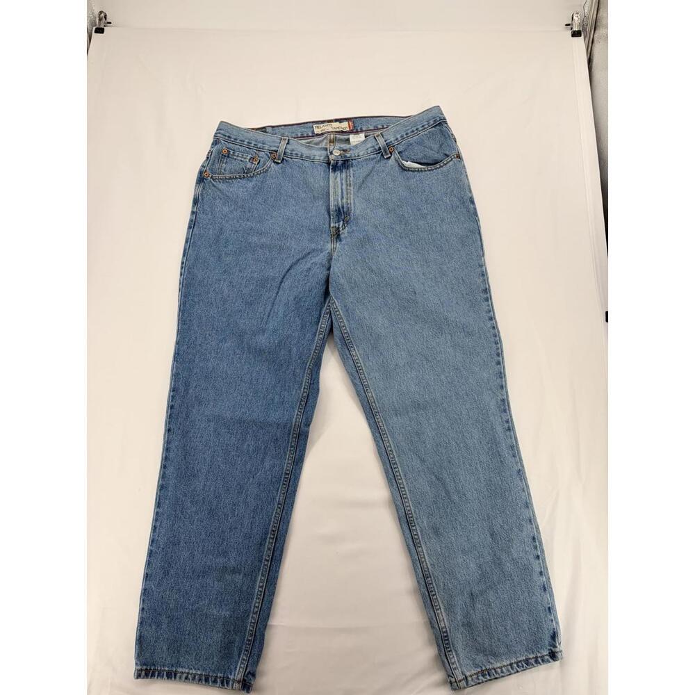 Levi's Relaxed Tapered Jeans Size M 100% Cotton Blue Denim